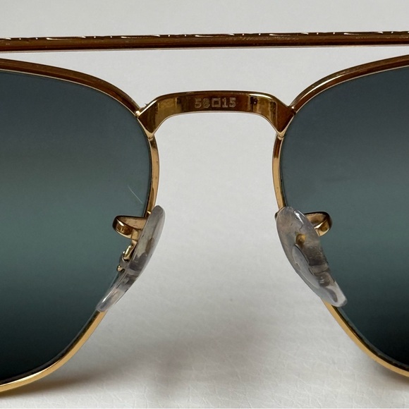 Ray-Ban New Caravan Chromance (Polarized) Blue lenses w/ Gold Frame - Picture 5 of 8